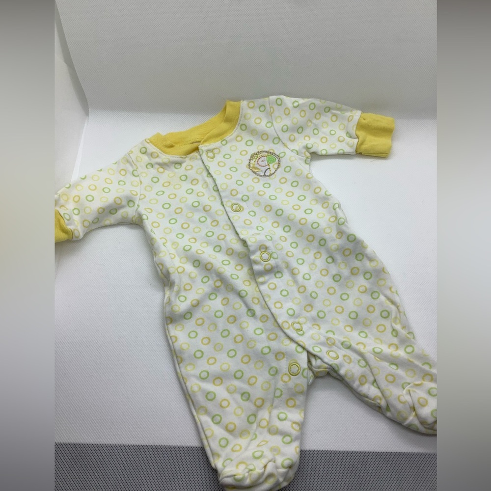 Love’n Cuddles Yellow & Green Sleeper Pyjamas - One Pce